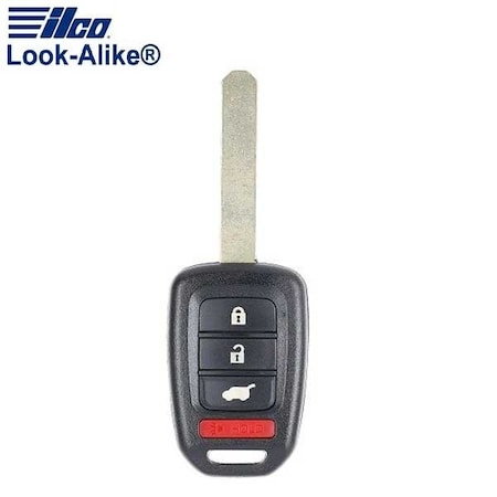 Ilco LAL RHK-HON-4B7 Honda 4 Button Remote Head Key (MLBHLIK6-1T) ILCO-AX00012280
